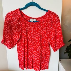 LOFT floral top … NEVER BEEN WORN!